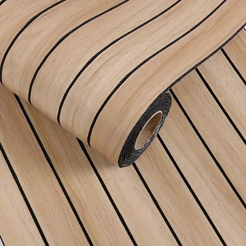Wood Grain Self-Adhesive Wallpaper