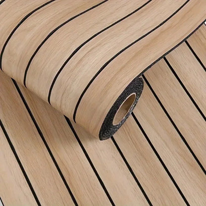 Wood Grain Self-Adhesive Wallpaper