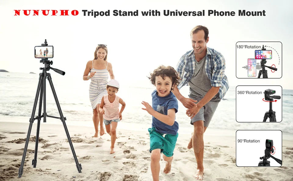 Adjustable Phone Tripod with Remote