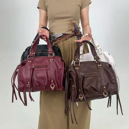 Y2K Rivet Shoulder Bag
