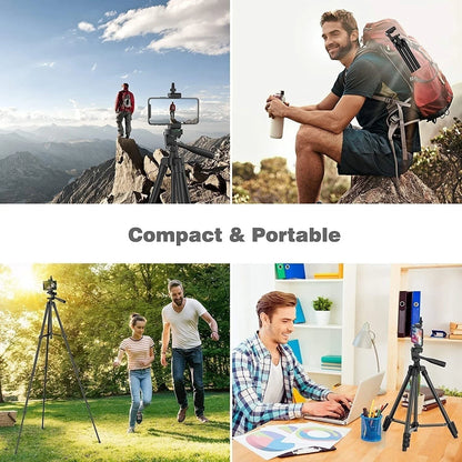Adjustable Phone Tripod with Remote