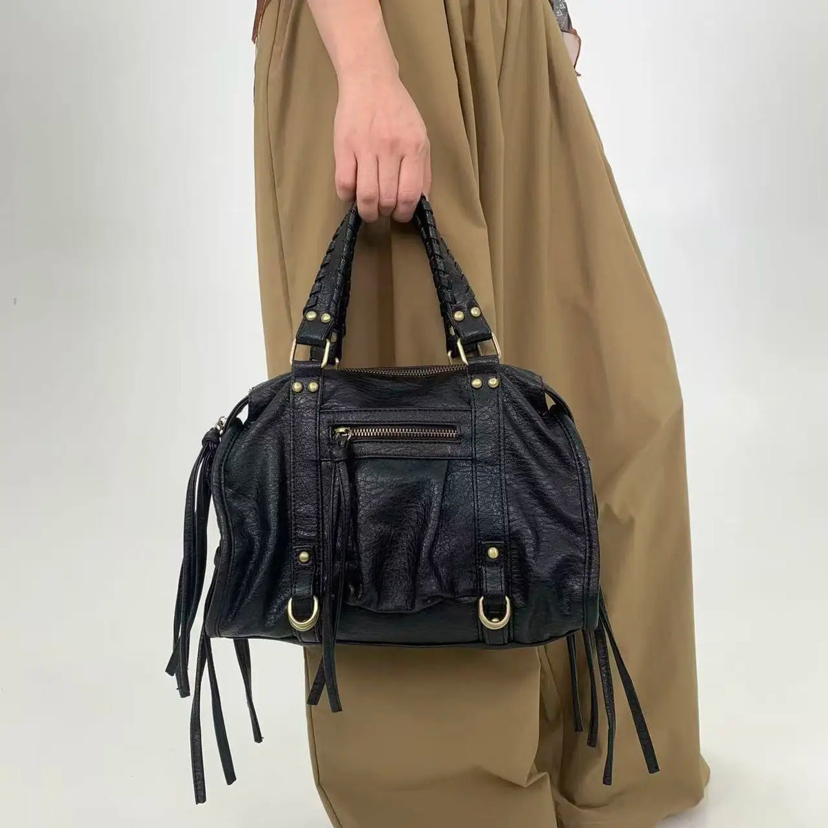 Y2K Rivet Shoulder Bag