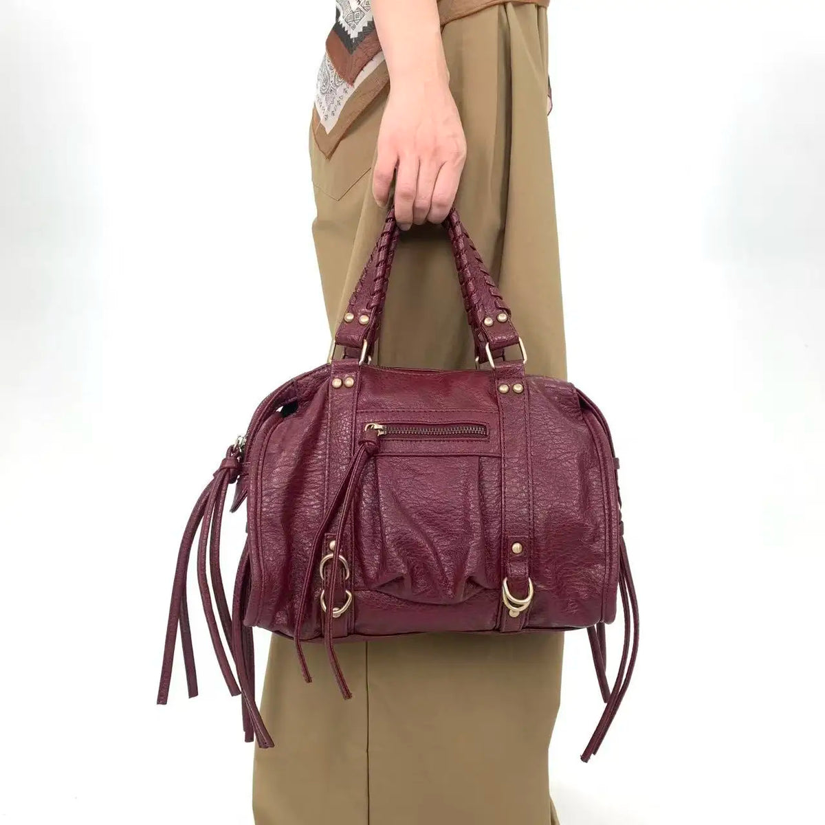 Y2K Rivet Shoulder Bag