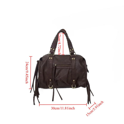 Y2K Rivet Shoulder Bag