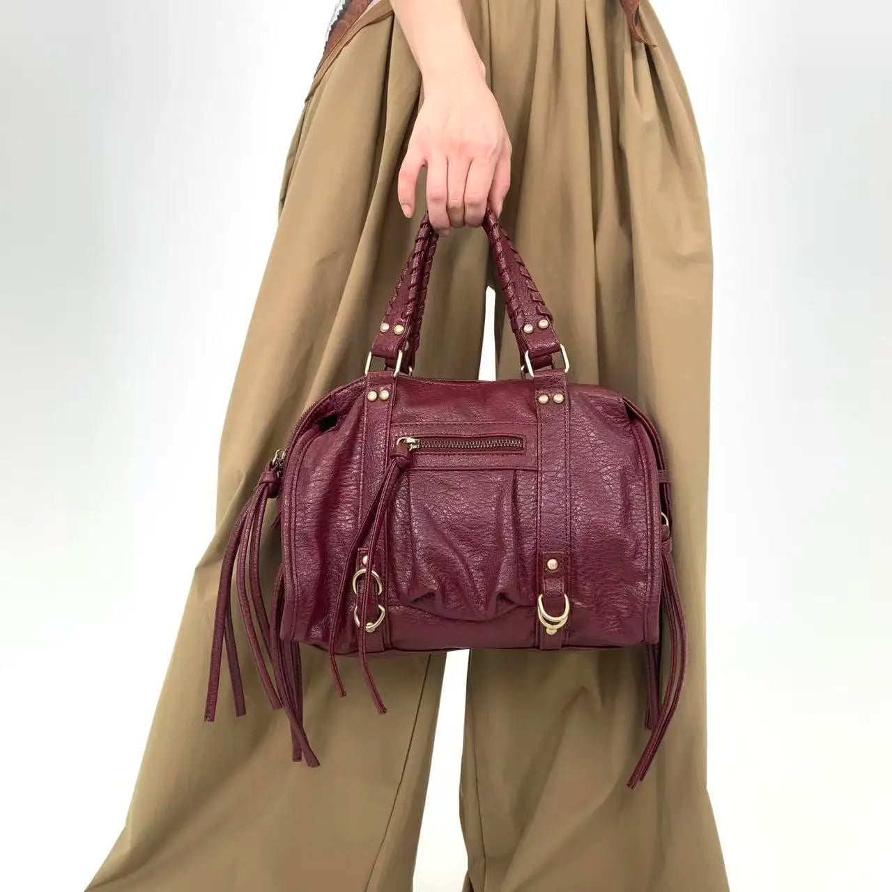 Y2K Rivet Shoulder Bag