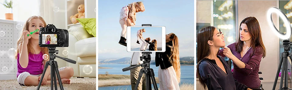 Adjustable Phone Tripod with Remote