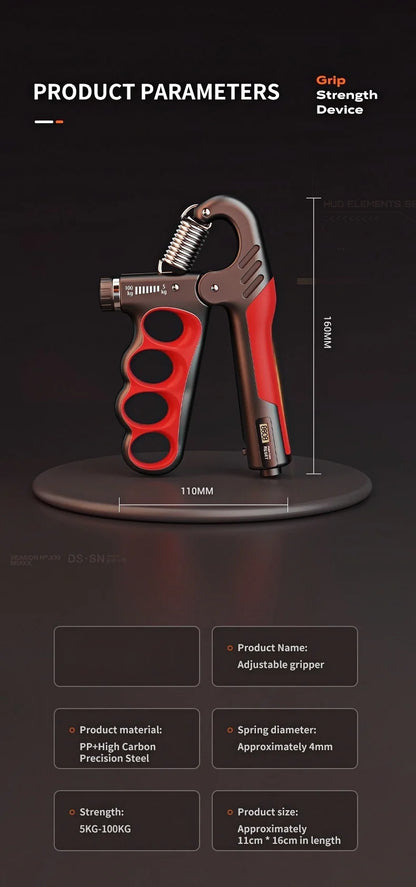 Digital Grip Strengthener - Upto 150kg | 330lbs