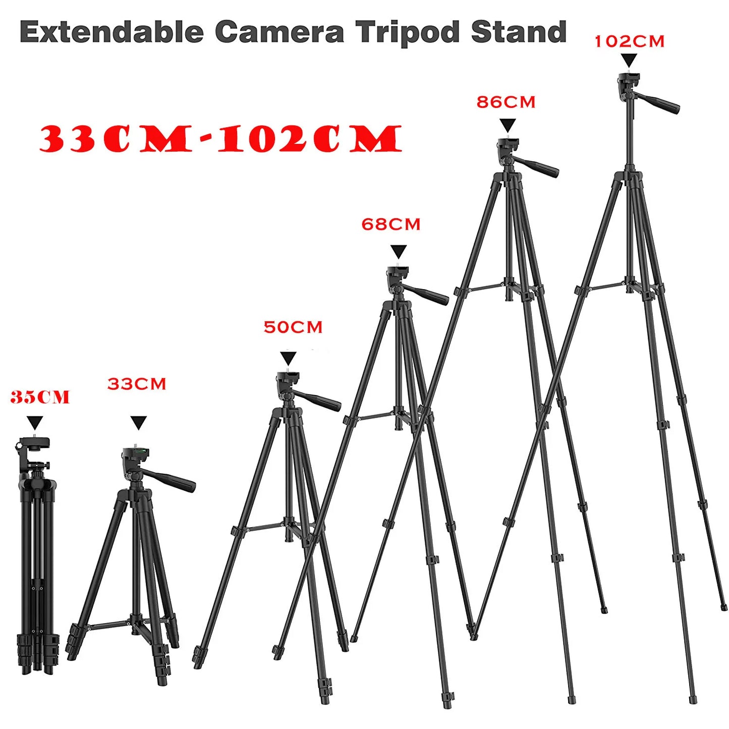 Adjustable Phone Tripod with Remote