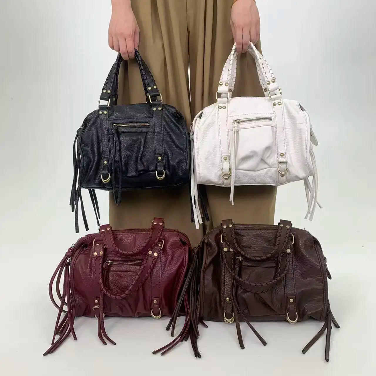 Y2K Rivet Shoulder Bag