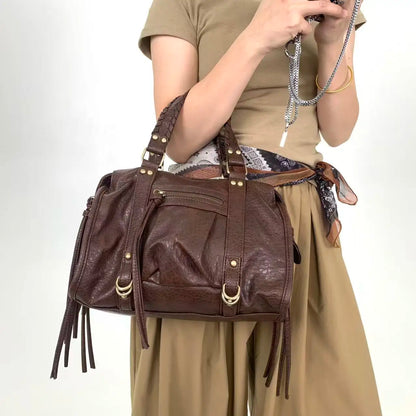 Y2K Rivet Shoulder Bag